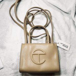 Telfar Small Shopping Bag - Cream